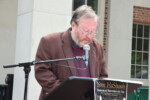 2014 Yom HaShoah; Prof Mark McCulloh reading names (photo courtesy of Rev. Rob Spach)