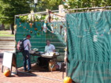 2008 Sukkot, Rabbi Michael Shields depicted (photo courtesy of Rev. Rob Spach)